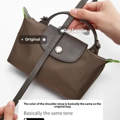 Factory Direct Sale Longxiang Mini Shoulder Strap Earthy Brown Longchamp Mini Modification Crossbody Accessory