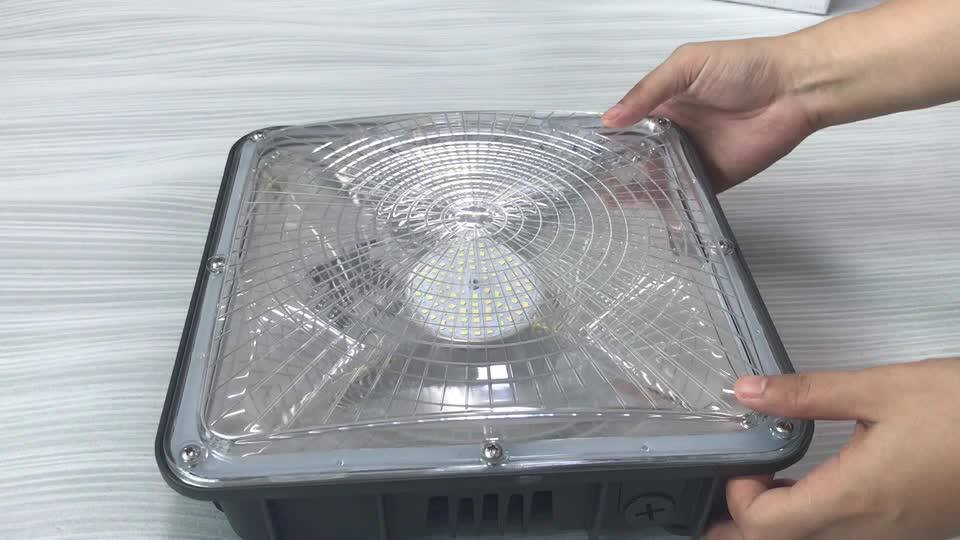50w 75w Led Canopy Light Industrial Lighting With 5 Years Warranty