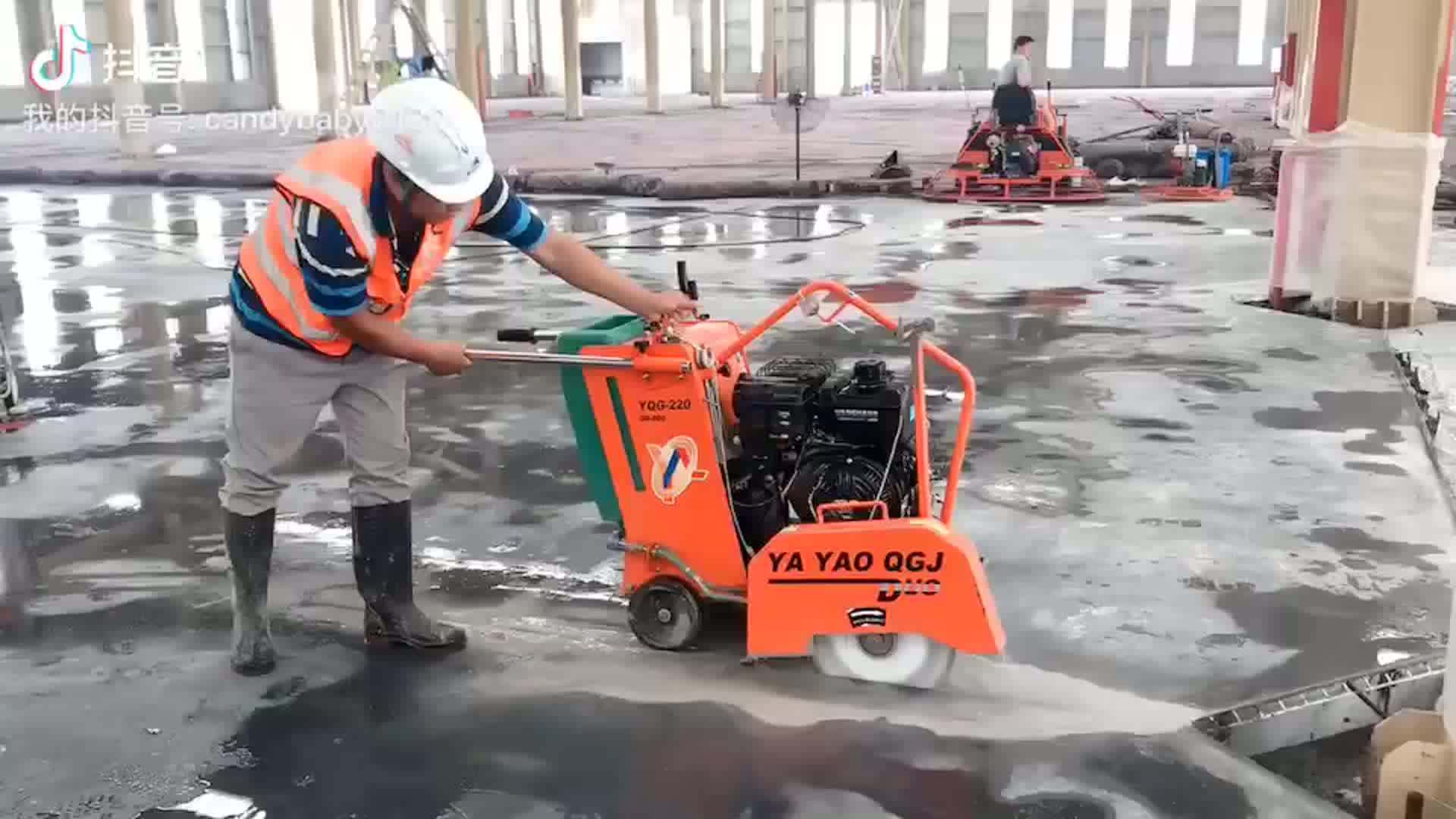 200mm Cutting Depth Concrete Cutting Machines Floor Cutting Machines