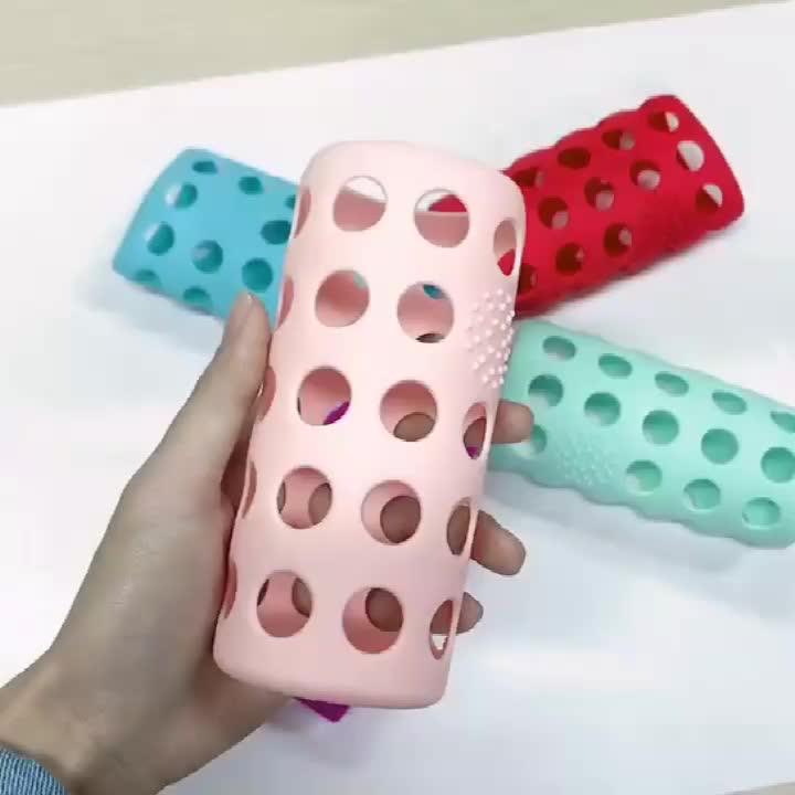 Ecofriendly Bpa Free Water Bottle Silicone Rubber Sleeve Customized