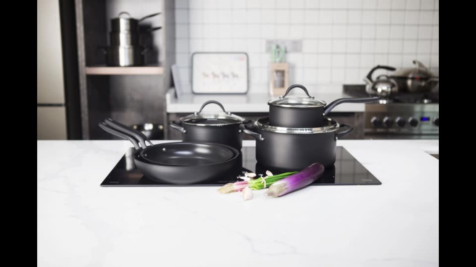 Food Pan German Cookware Milk Induction Wok Sets Nonstick Fry Ss Set Of