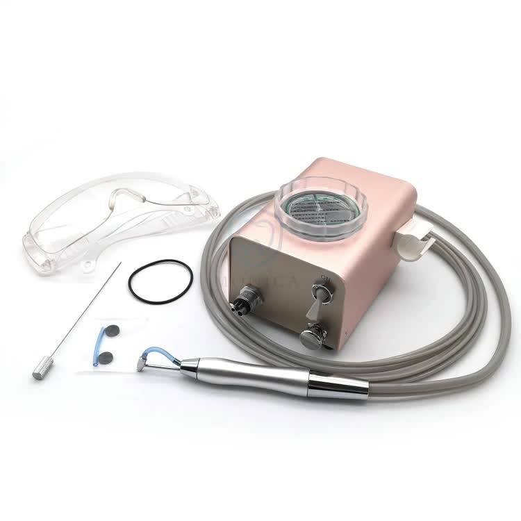 Dental Cleaning Sandblasting Machine / Antiblock Design Air Polisher