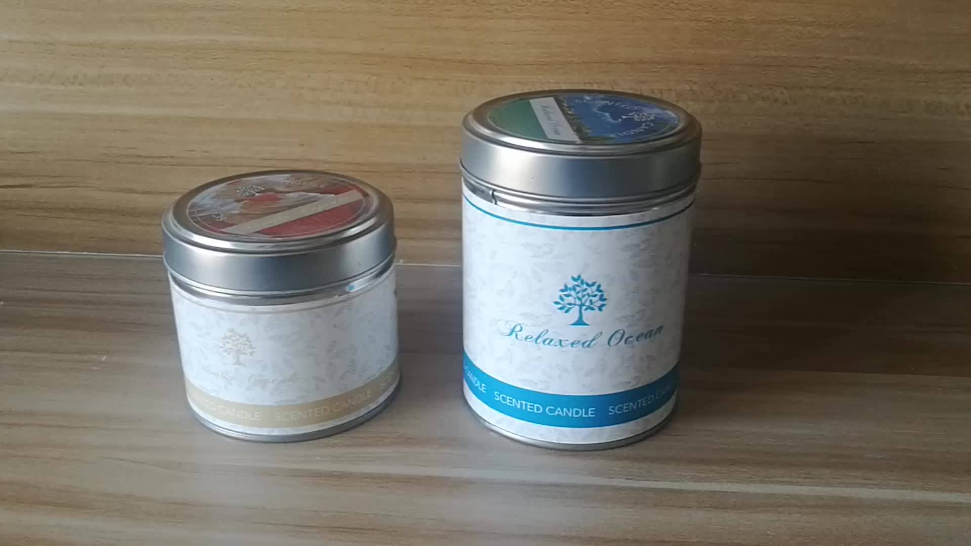 Wholesale Survival Candle Camping Wax Superior Quality Bulk Emergency Tin Candle Scented Or No