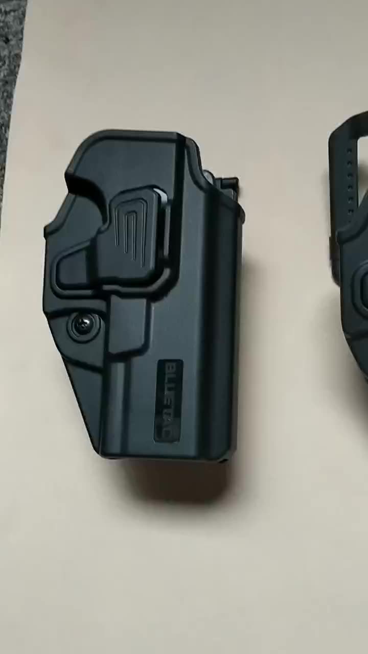 Bluetac Polymer Owb Quick Draw Holster Index Finger Release Holster