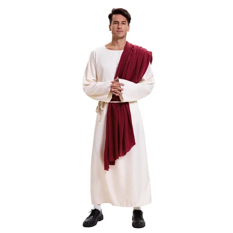 Halloween Vintage Arabian Style Dubai Robe Middle East Missionary COS Suit Stage Performance Suit Shepherd Suit