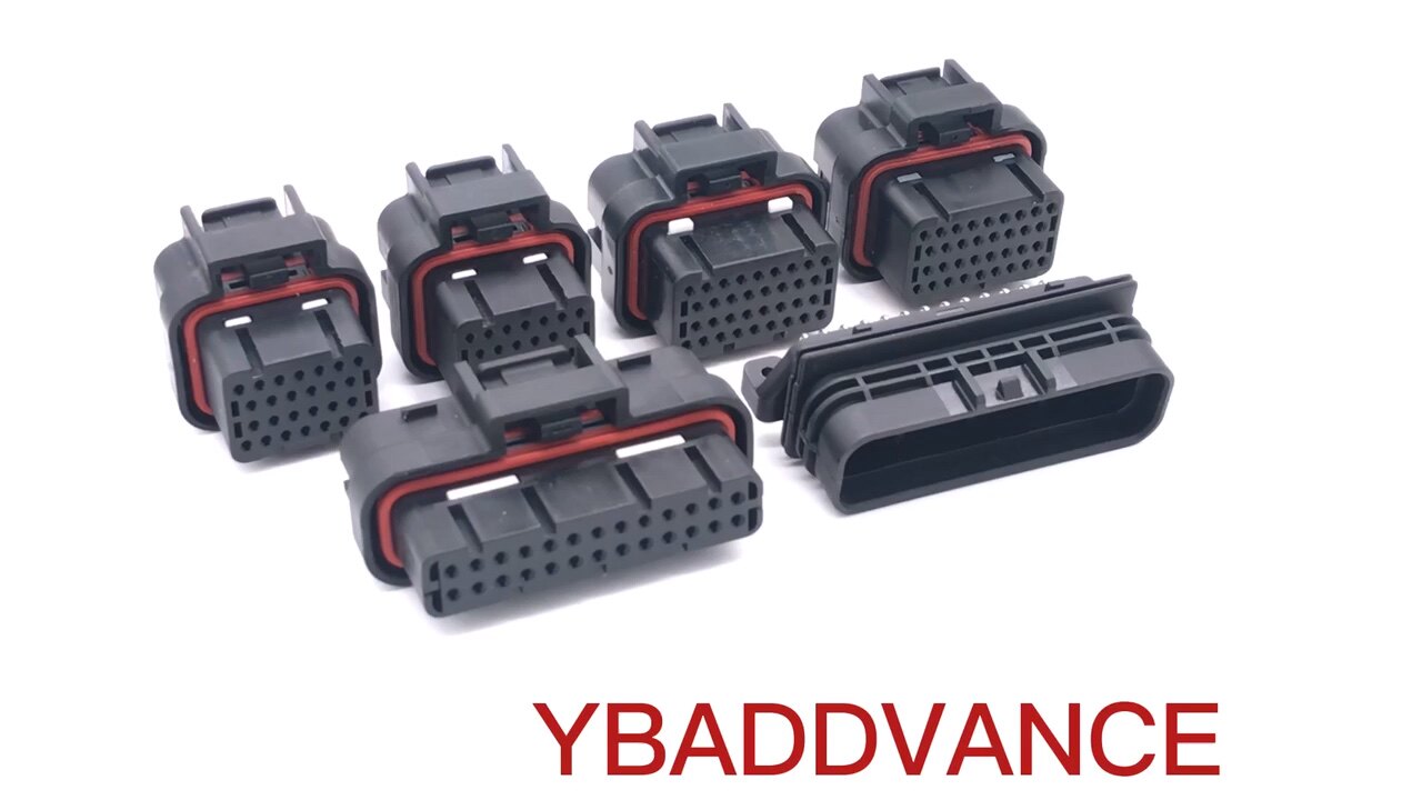 3-1437290-7 Amp 4 Row Single Latch Lock 26 Pin Super Seal Connector For ...