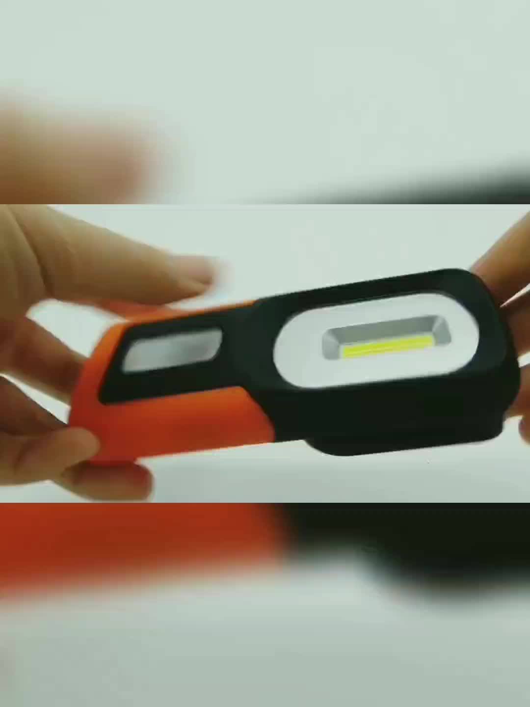 Camping Flashlight Hanging Hook Clip 3w Cob Led Working Light