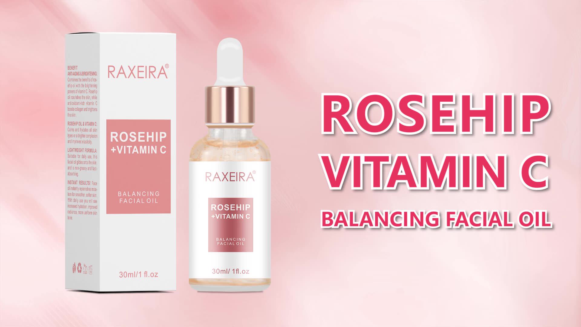 Skin Care Vitamin C Rosehip Oil For Face Natural Whitening Vitamin C