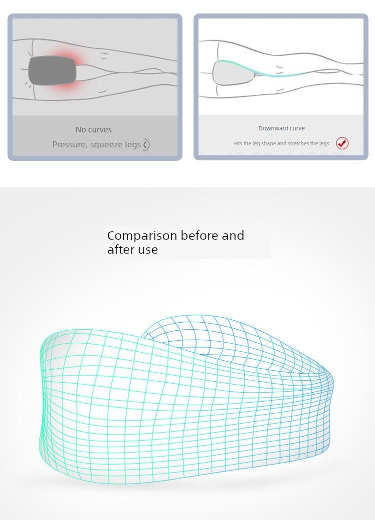 Подушка 慢回弹记忆棉腿枕床上垫 静脉腿枕孕妇床上睡觉侧睡夹腿枕头腿部