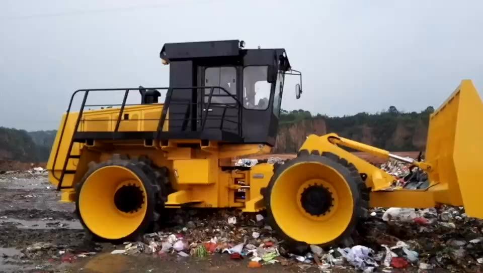 Sinomach Llc220 Trash Compacting Machine Refuse Compactors For Sale