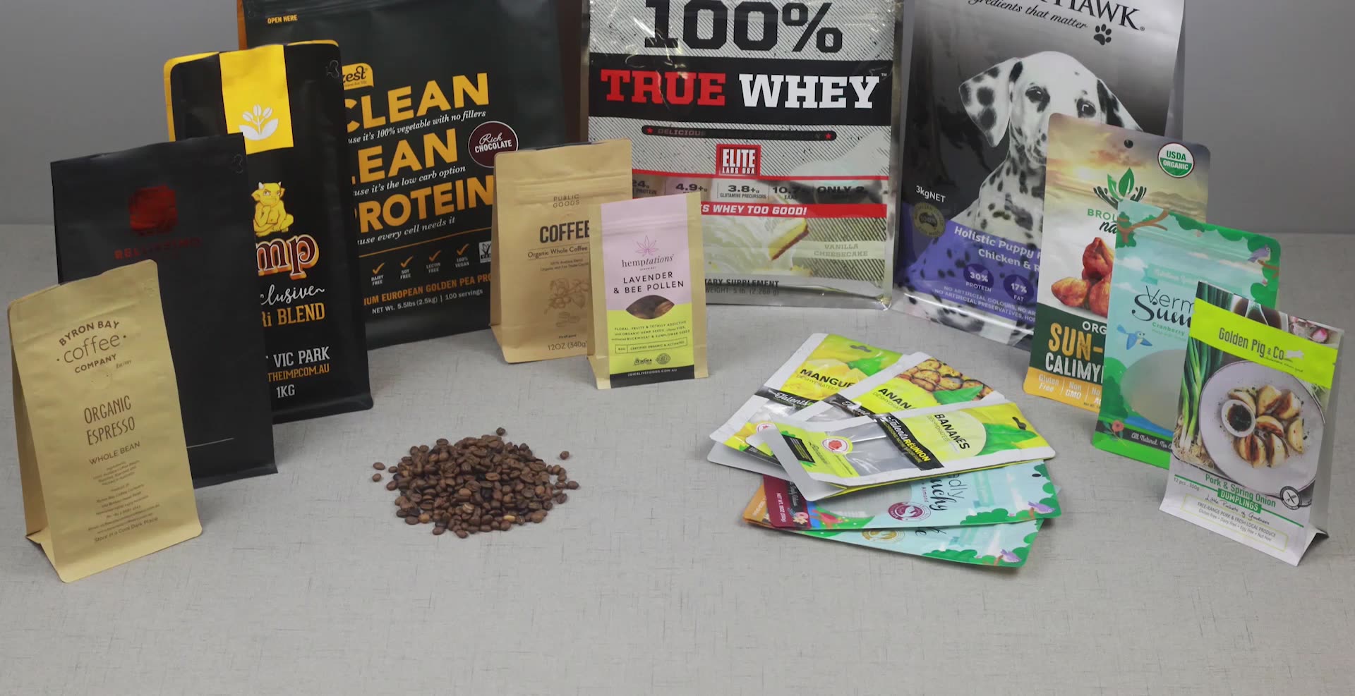 3kg 7.5 12kg Stand Up Petfood Package Pouch Disposable Biodegradable