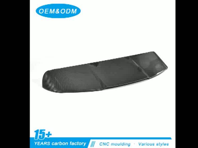 Carbon Fiber Roof Spoiler Wing For Audi Q7 Type 4m Sq7 Sline 20162018