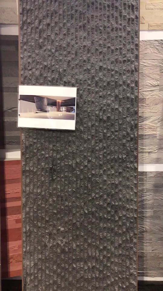 Ms Line Stone Board Custom 600*2400mm Exterior And Interior Wall