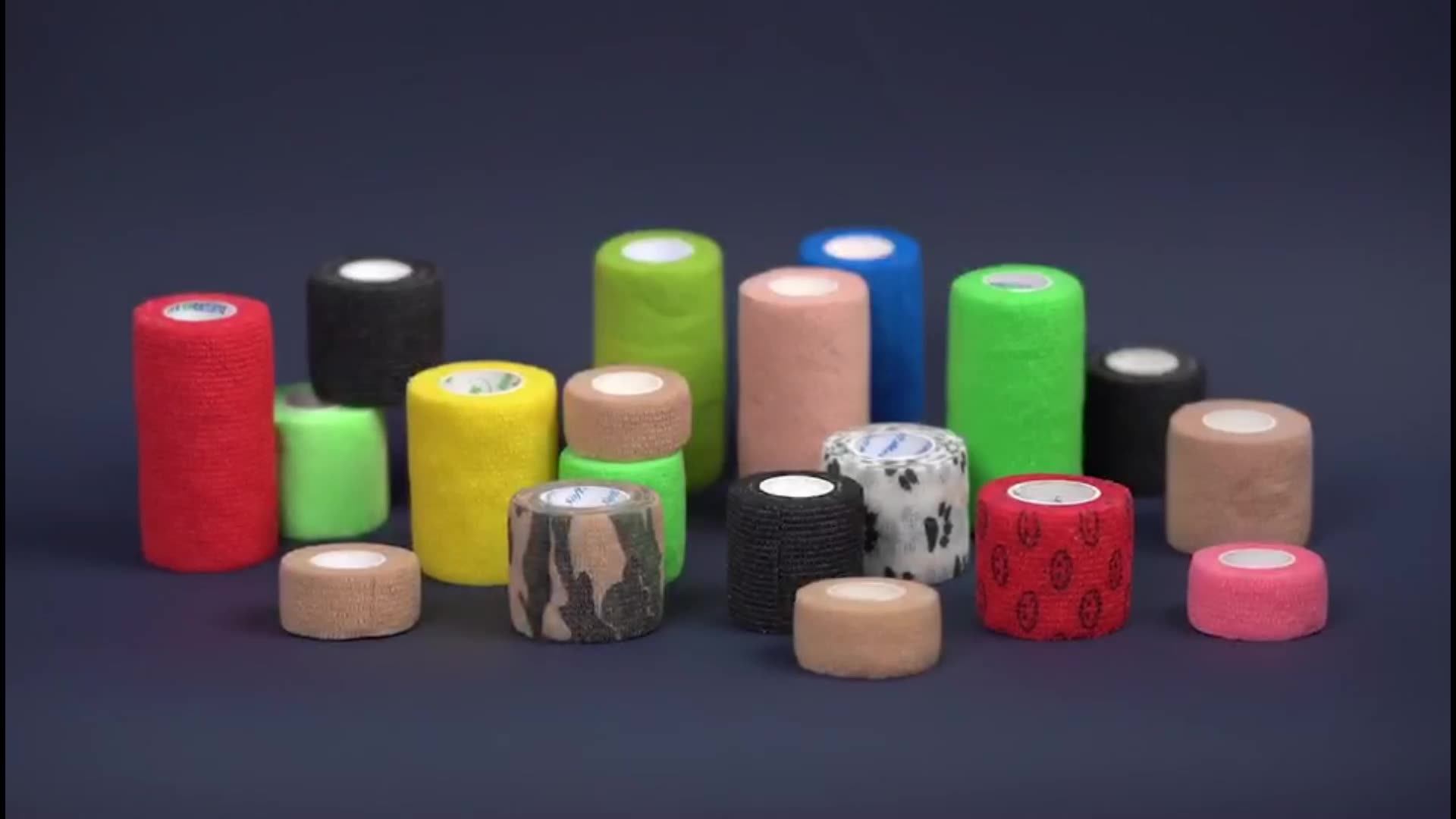 Self Adhesive Bandage Wrap Athletic Elastic Cohesive Bandage Football