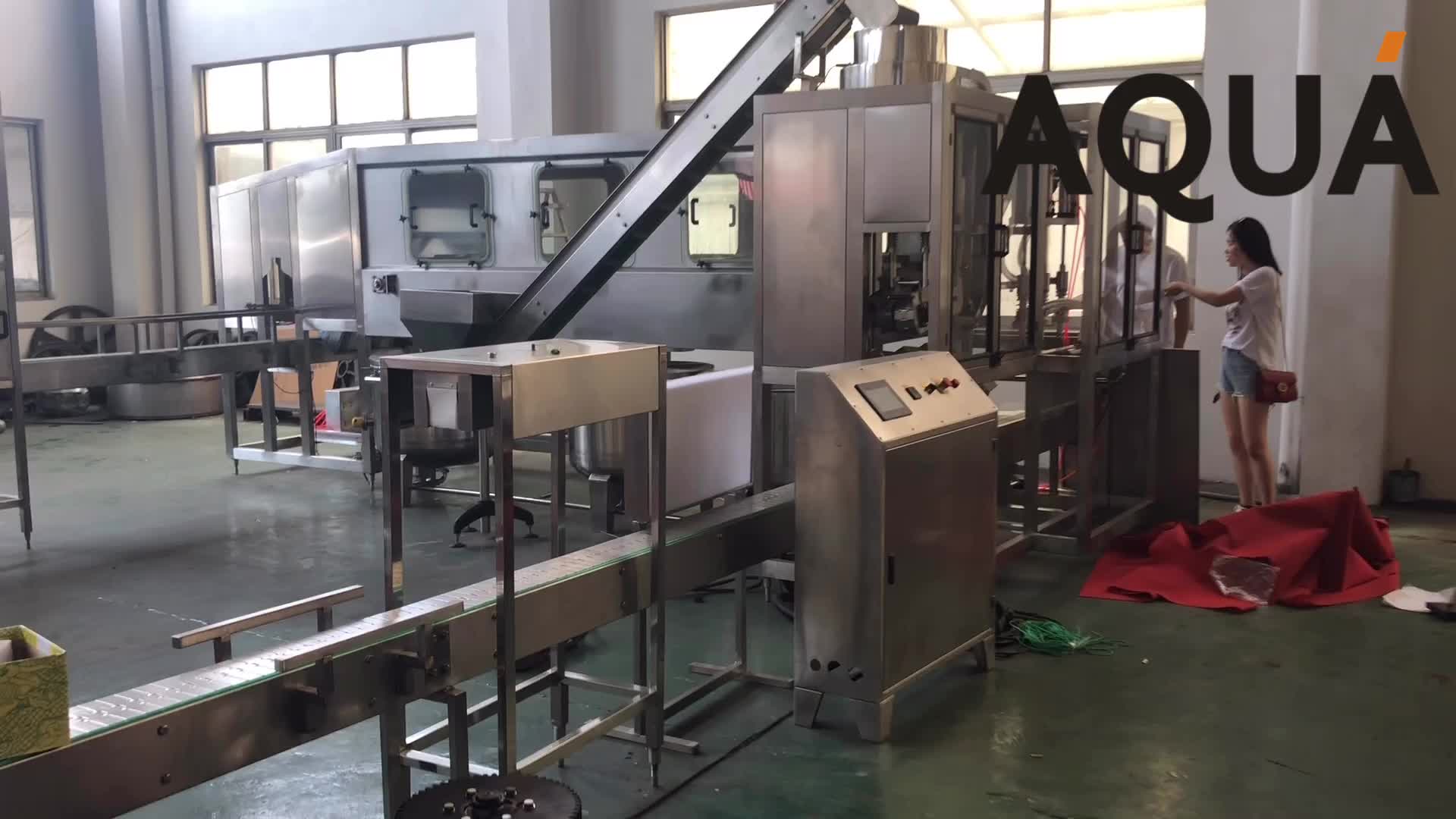 Aqua Machinery 100bph 5 Gallon Manual Bottle Washing Filling Capping