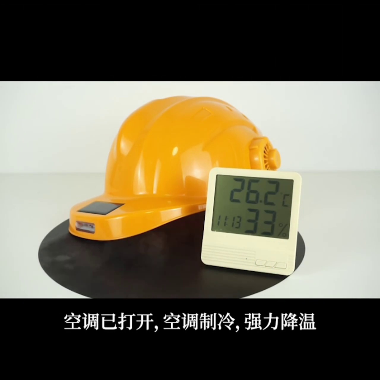 Mũ cứng năng lượng mặt trời có quạt tích hợp quạt điều hòa không khí trang web sạc mũ bảo hiểm chống nắng mùa hè làm mát nón bhlđ mũ bảo hộ có quạt 