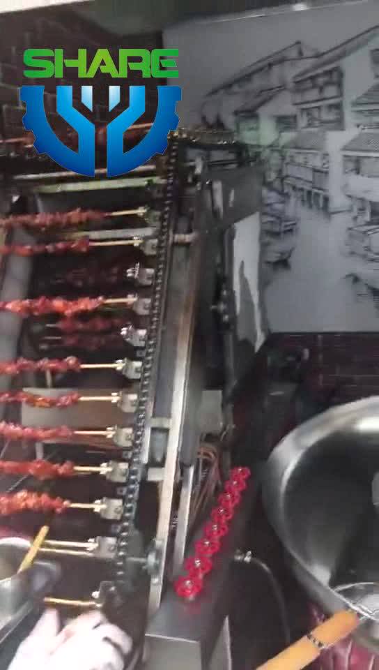 Automatic Doner Kebab Conveyor Grill Machine Chain Bbq Grill - Buy ...
