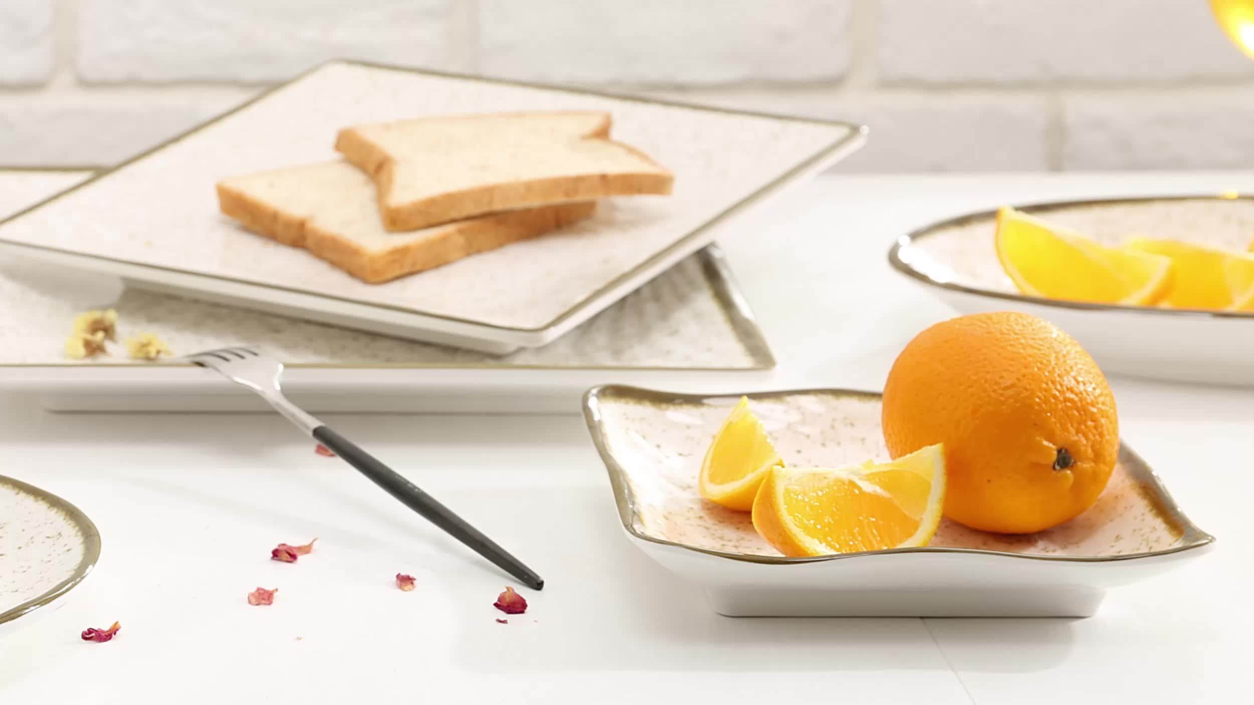 New Style Luxury Melamine Hotel Gold Rimmed Dinner Plates Buy Gold