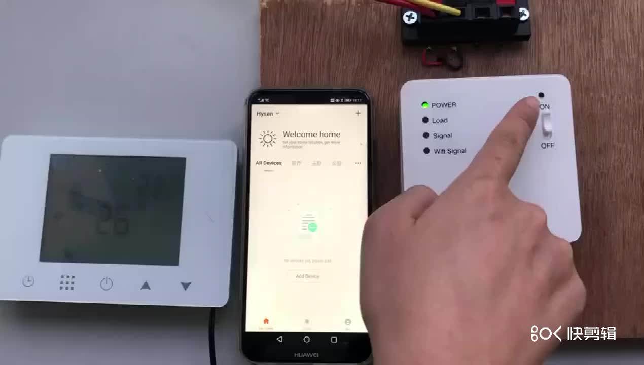 Hy09rfwifi & Rf Wireless Programmable Thermostat Brands Wallhung Electric Heating Remote