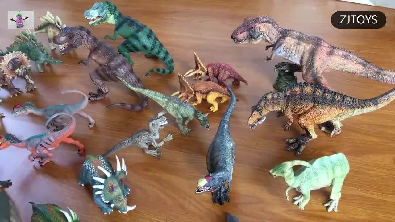 Animal Figures 12pcs Mixed Dinosaurs Jungle Animals Character Figures