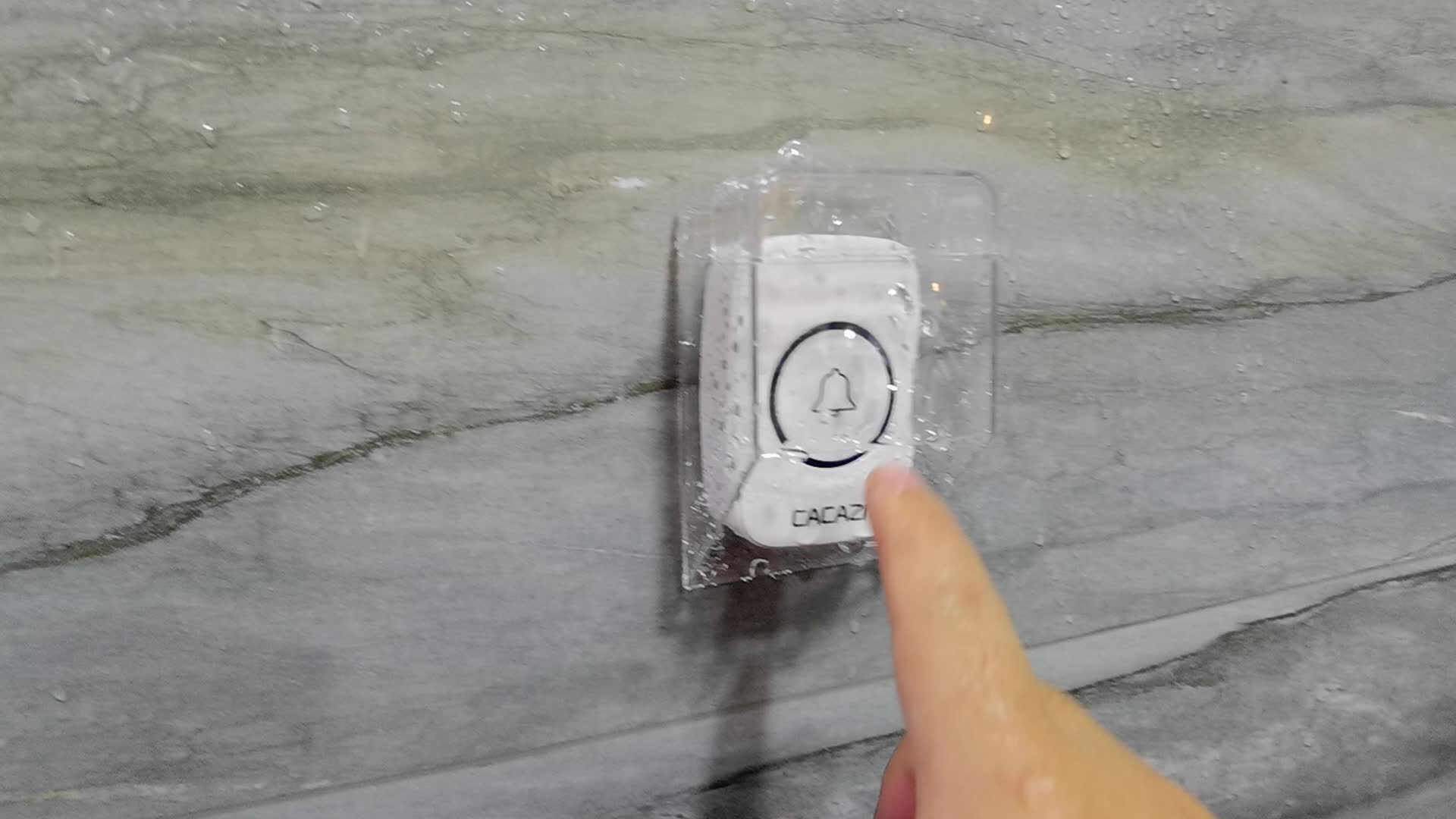 Smatrul Waterproof Cover Outdoor Transparent For Wireless Doorbell Home
