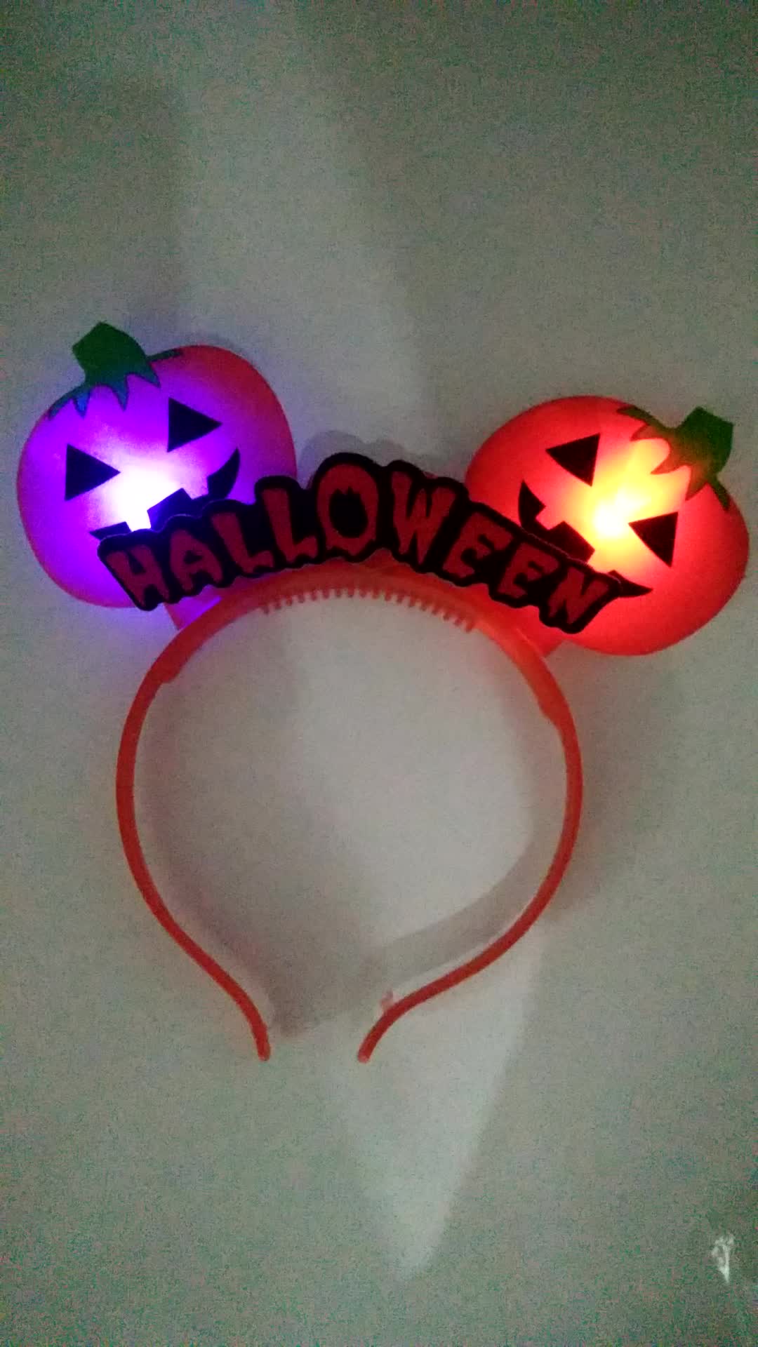 New Design Pumpkin Ghost Halloween Glow Led Headband Buy Halloween Animal Headband,Latest