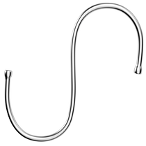Stainless steel S-shaped hook cured fish sausage bacon hook multi-functional kitchen kitchen utensils iron steel pipe hook