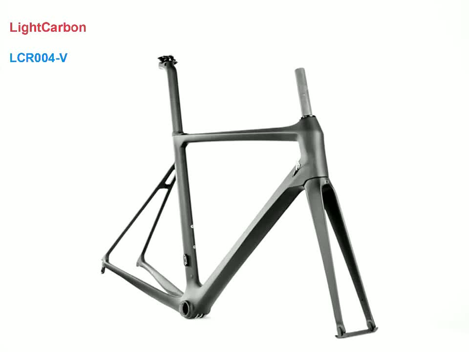 Lightcarbon 700c Carbon Fiber Road Bicycle Frame Custom Road Bike Frame