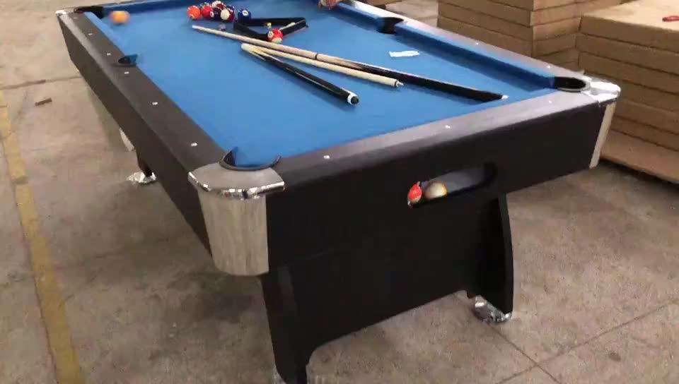 High Quality 7ft French Pool Table Slate Bed Solid Wood Billiard Table