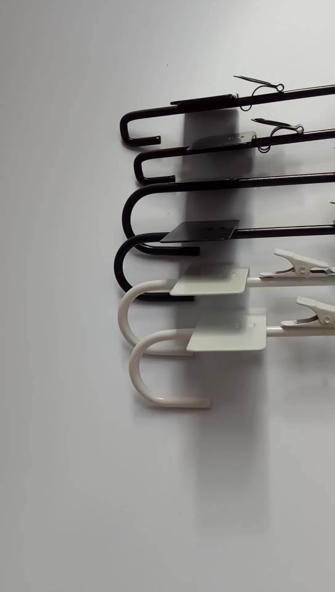 Double Sided For Hangng Potato Chips Metal Clip Strip Display Rack