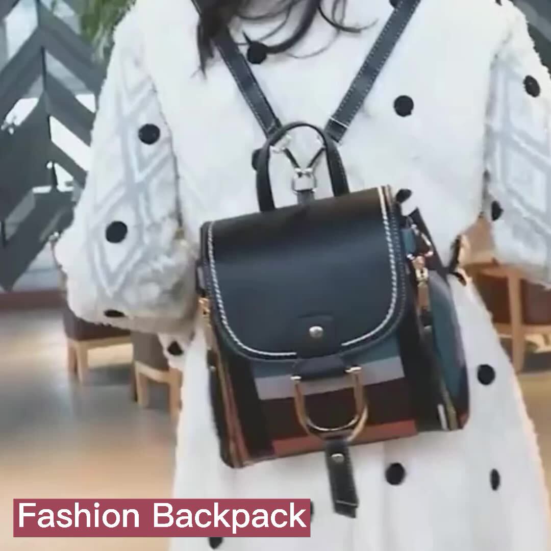 Hot Sale Pu Woman Backpacks Supplier 