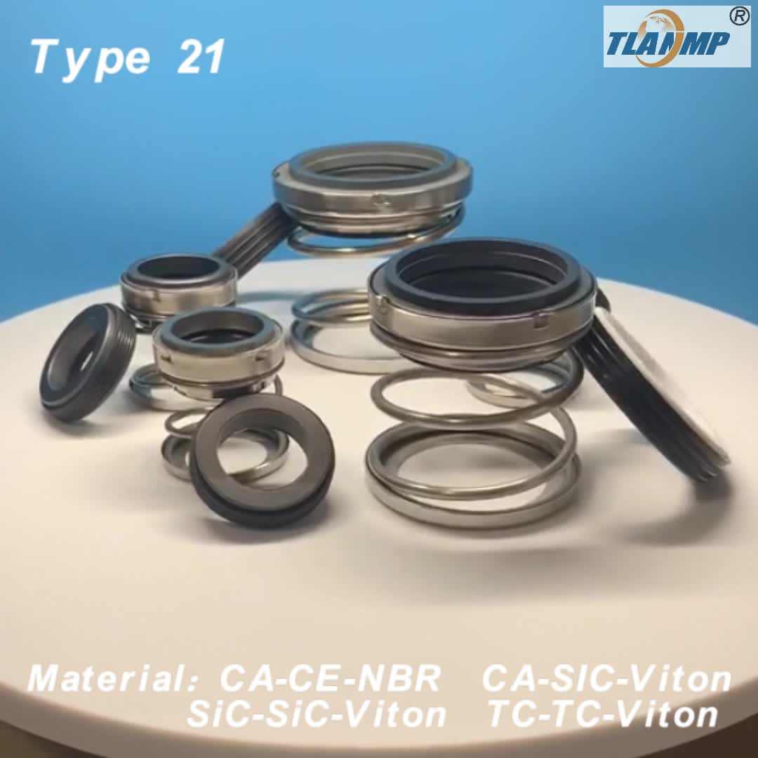 John Crane Type 21 Mechanical Seal Elastomer Bellows Shaft Seal Car Cer Nbr