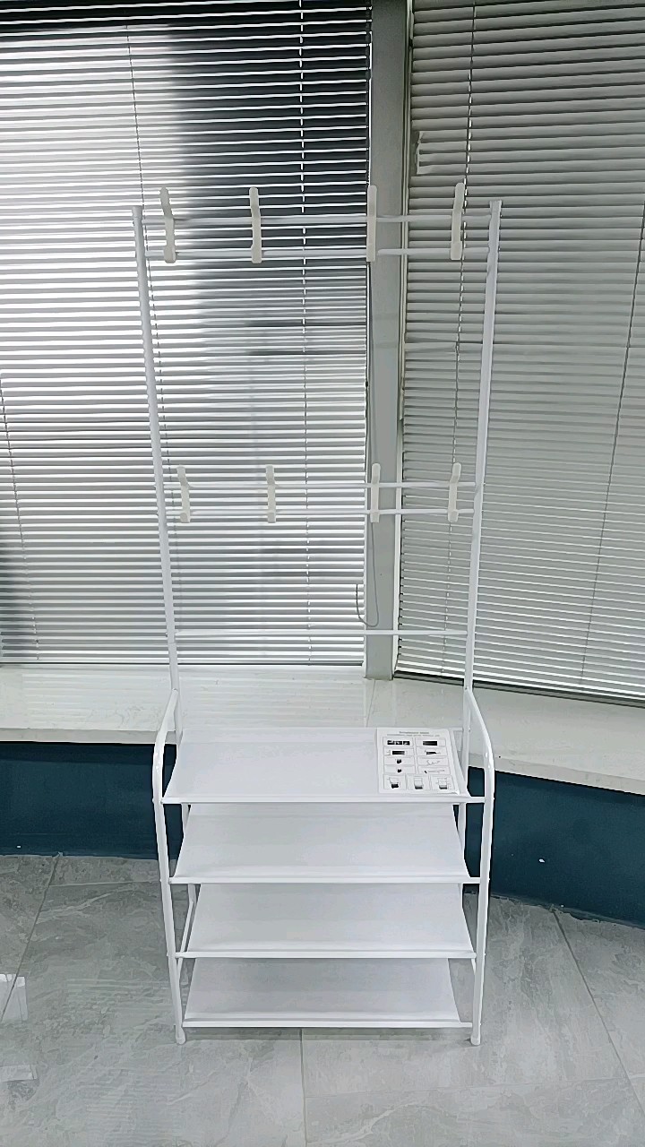 Stainless Steel Shoe Shelf Wall Mounted Shoe Rack Organizer Space