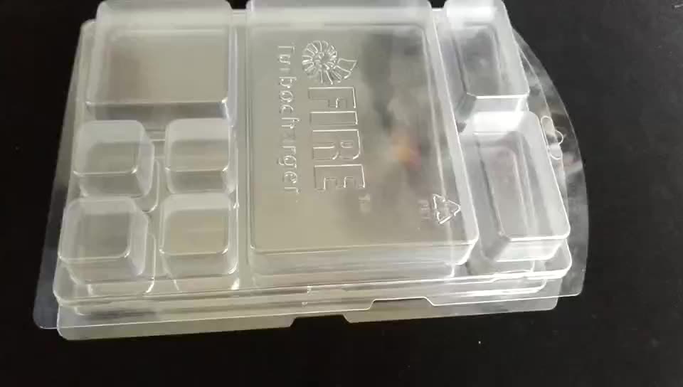 Hanging Scented Clear Plastic Candles Clamshell Cubes 24 Cavity Mold