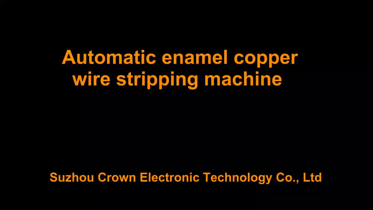 Automatic Stator Enamel Coating Wire Removing Machine,Copper Wire