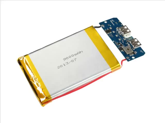 5v Lithium Ion Polymer Battery Pack 5400mah 105475 With 4p And Micro 