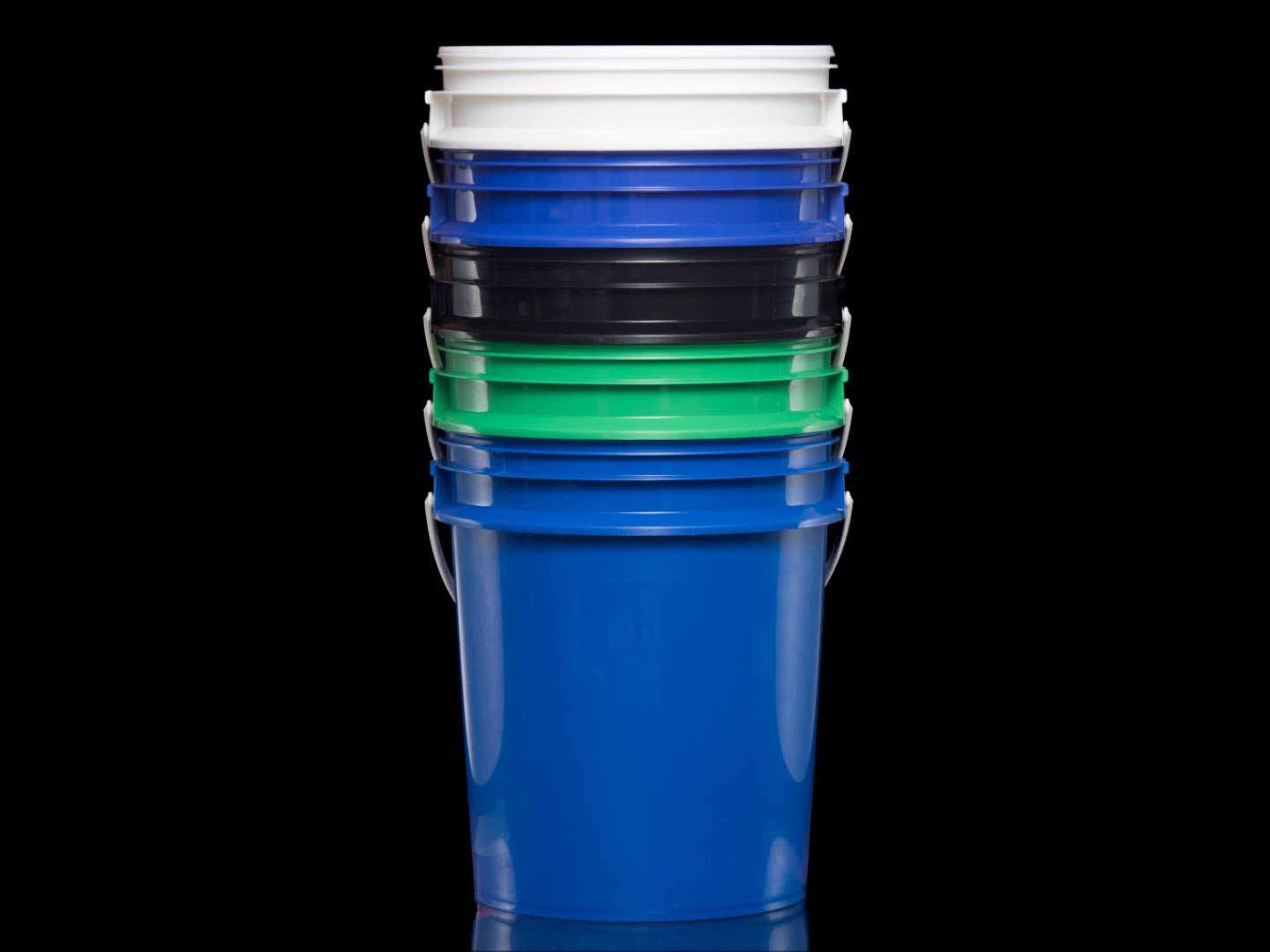 4.75/5 Gal Gallon Airtight Pp Bucket With Spout Lid For Lubricant Buy