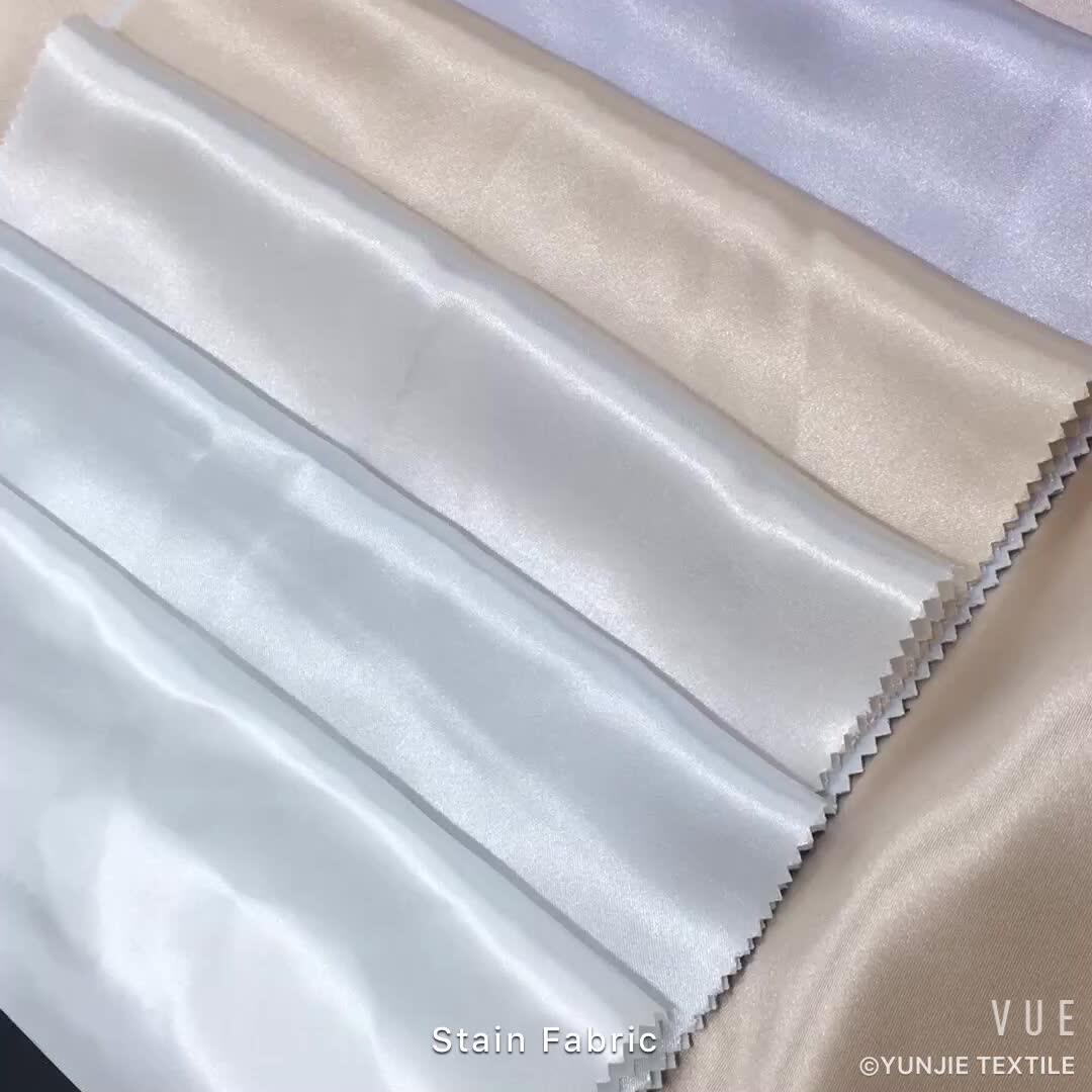 50d*75d 100 Polyester Matt Twist Satin Fabric For Garment Buy Cheap
