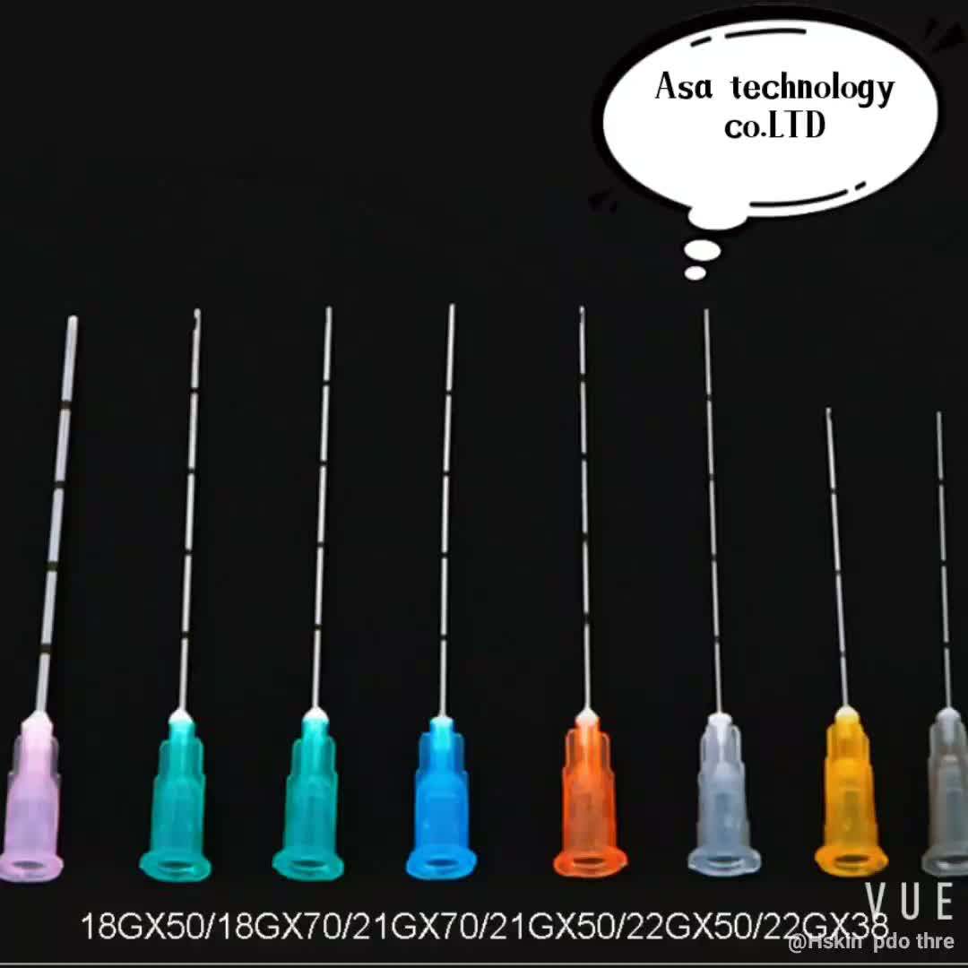 New Product Dermal Filler Hyaluronic Acid Micro Cannula Tip Needle