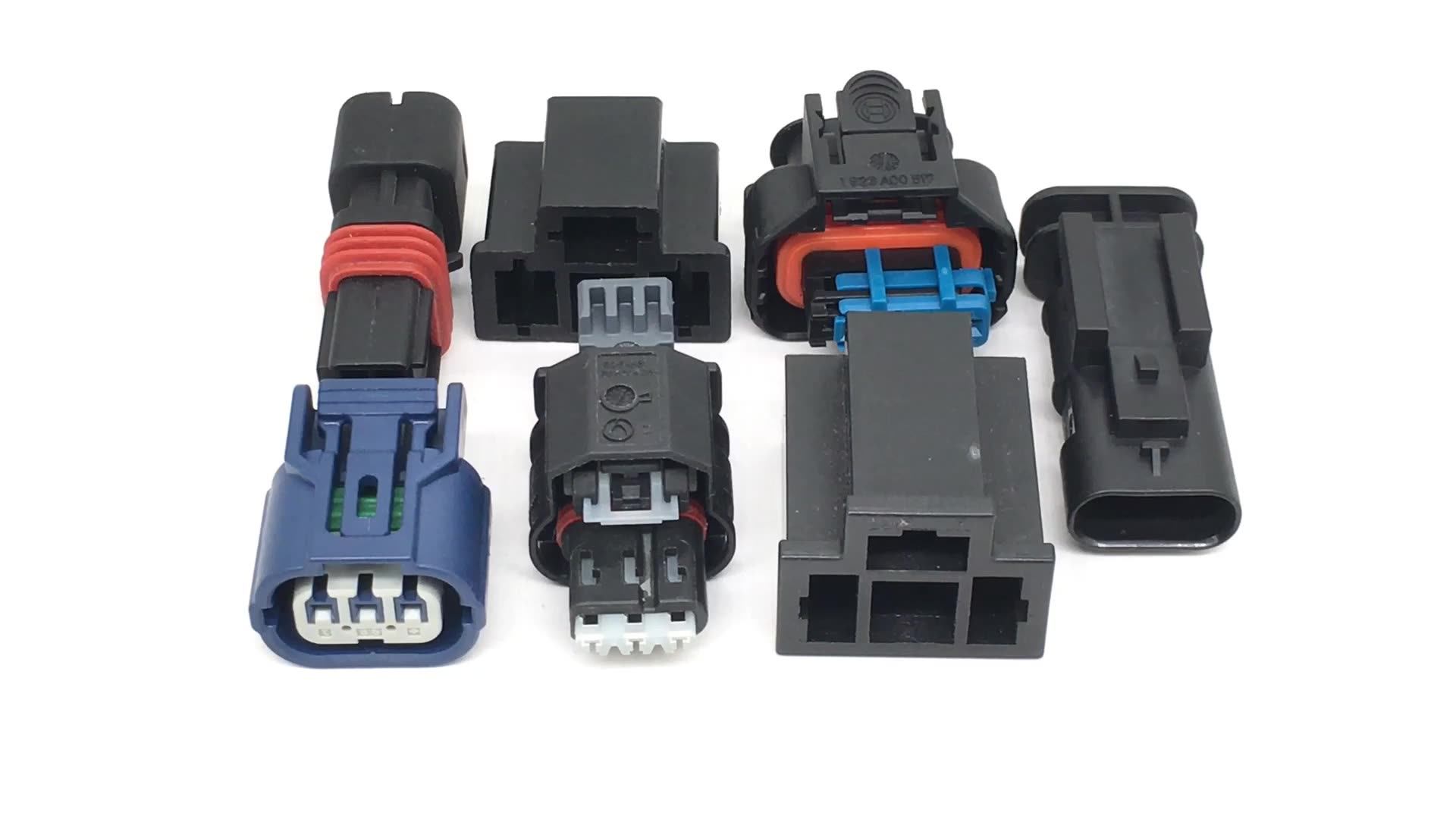 9316015-05 3 Female PA66 GF35 Automotive 3 Way Electrical 