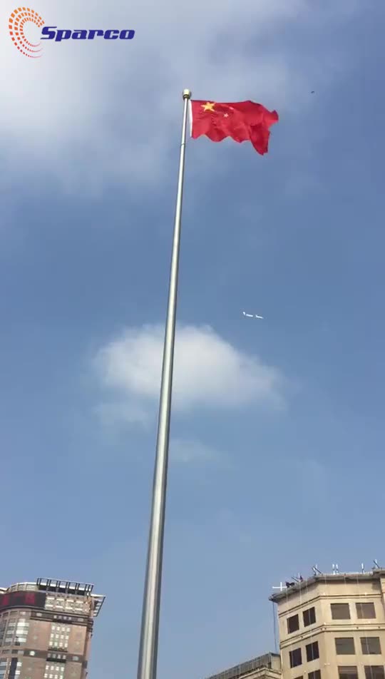 America Flag Pole Electric Motorized 18m Ss304 60 Feet Flag Pole Buy