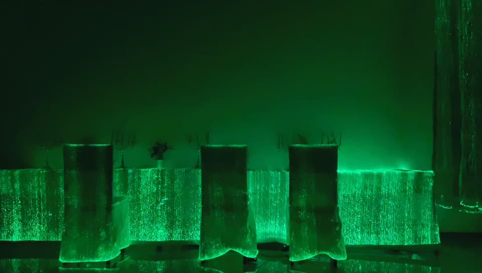 Luminous Fiber Optic Table Runner Led Table Cloth For Christmas Buy