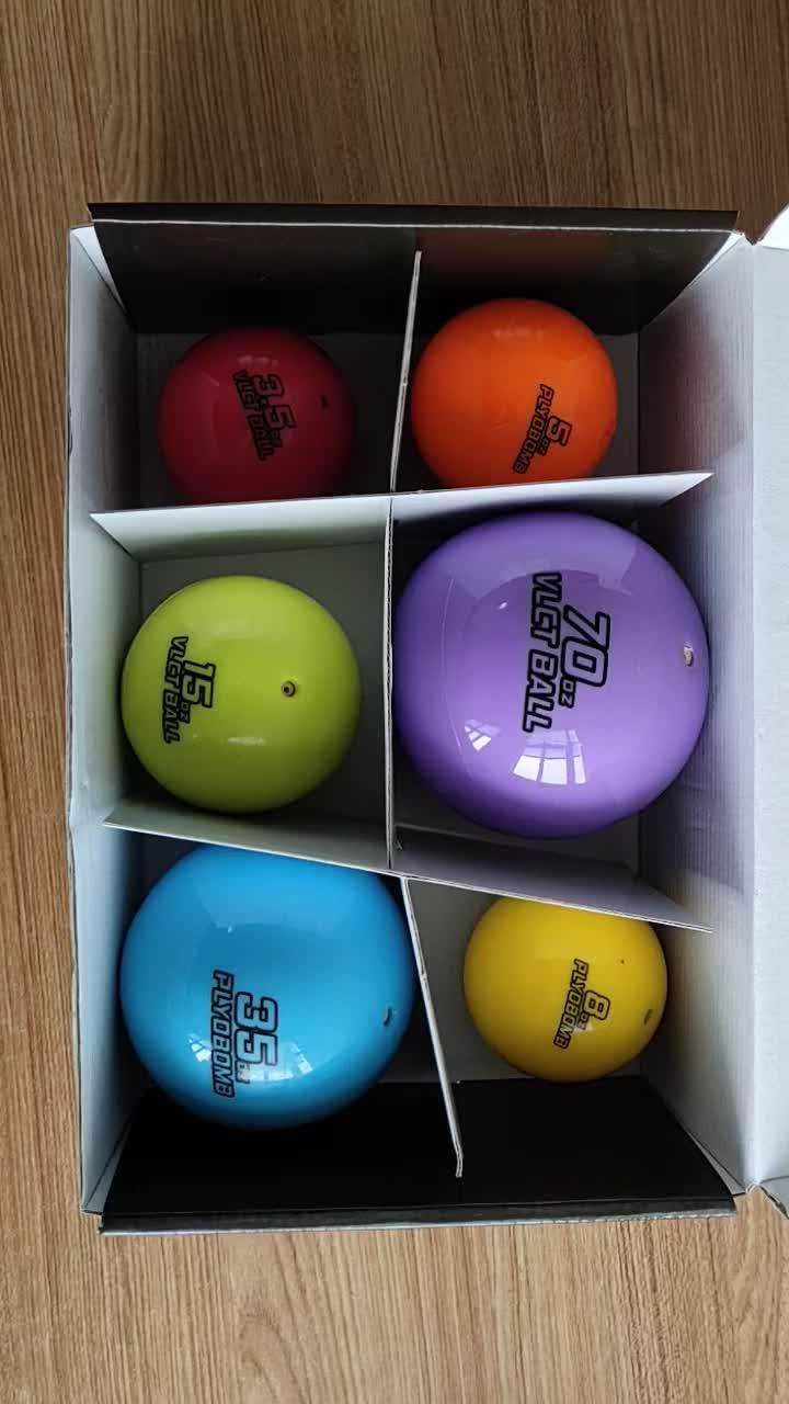 6 Pack Soft Pvc Sand Filled Weighted Balls For Baseball Practice