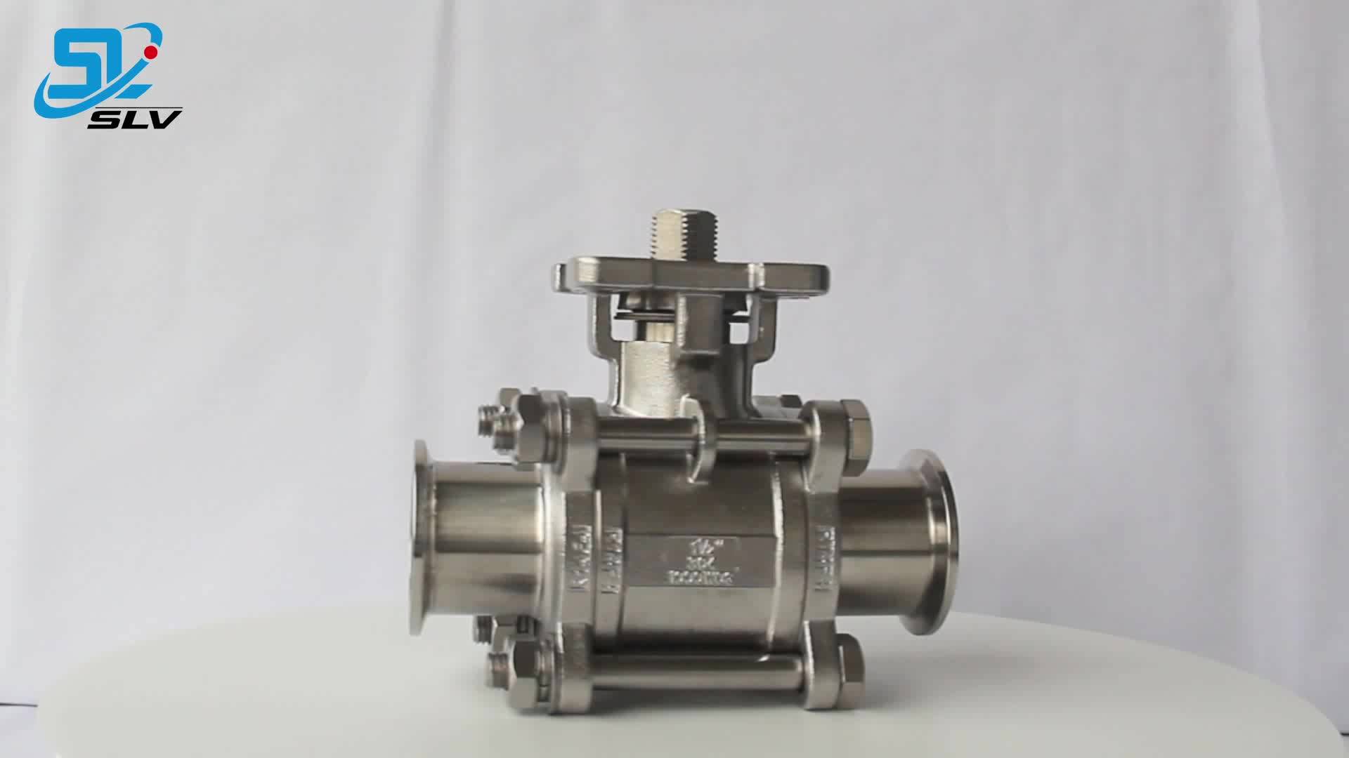 Sanitary Quick Coupling Stainless Steel Clamp Valve For Pharmaceutical