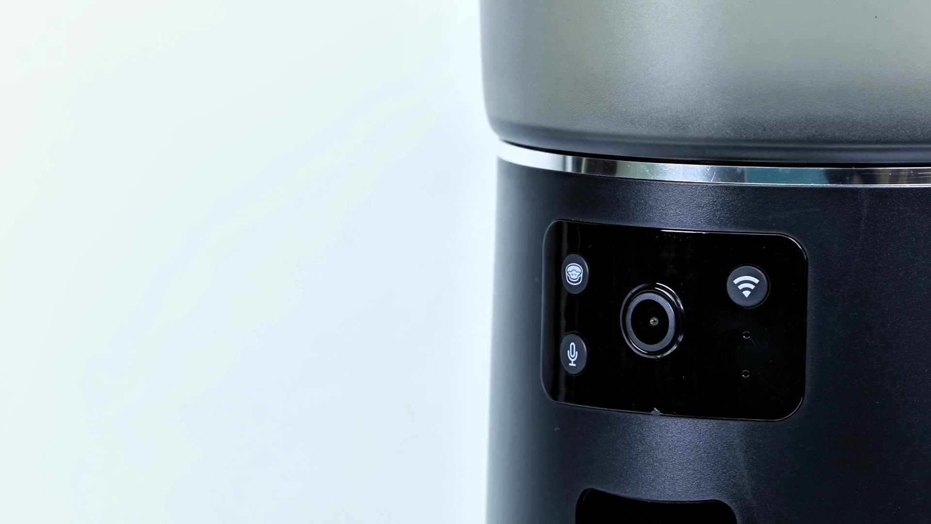 新款宠物自动喂食器4L智能涂鸦APP 猫粮分配器语音视频款猫狗喂食 - 白色喂食器按键版PFF040/国规适配器