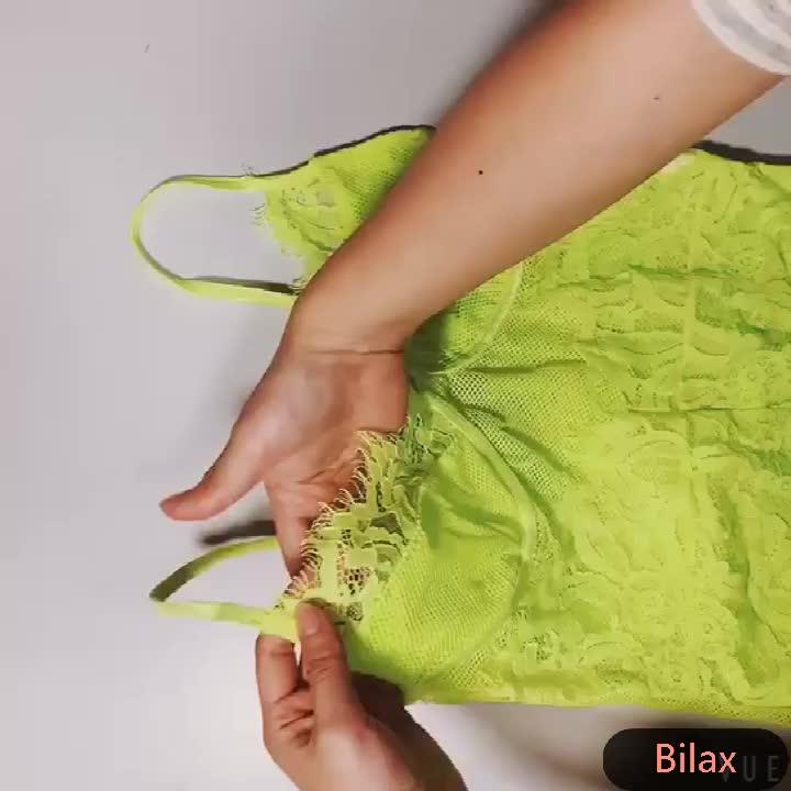 2019 Fashions Woman Bodysuit Bralette Sexy Neon Lingerie Buy Neon