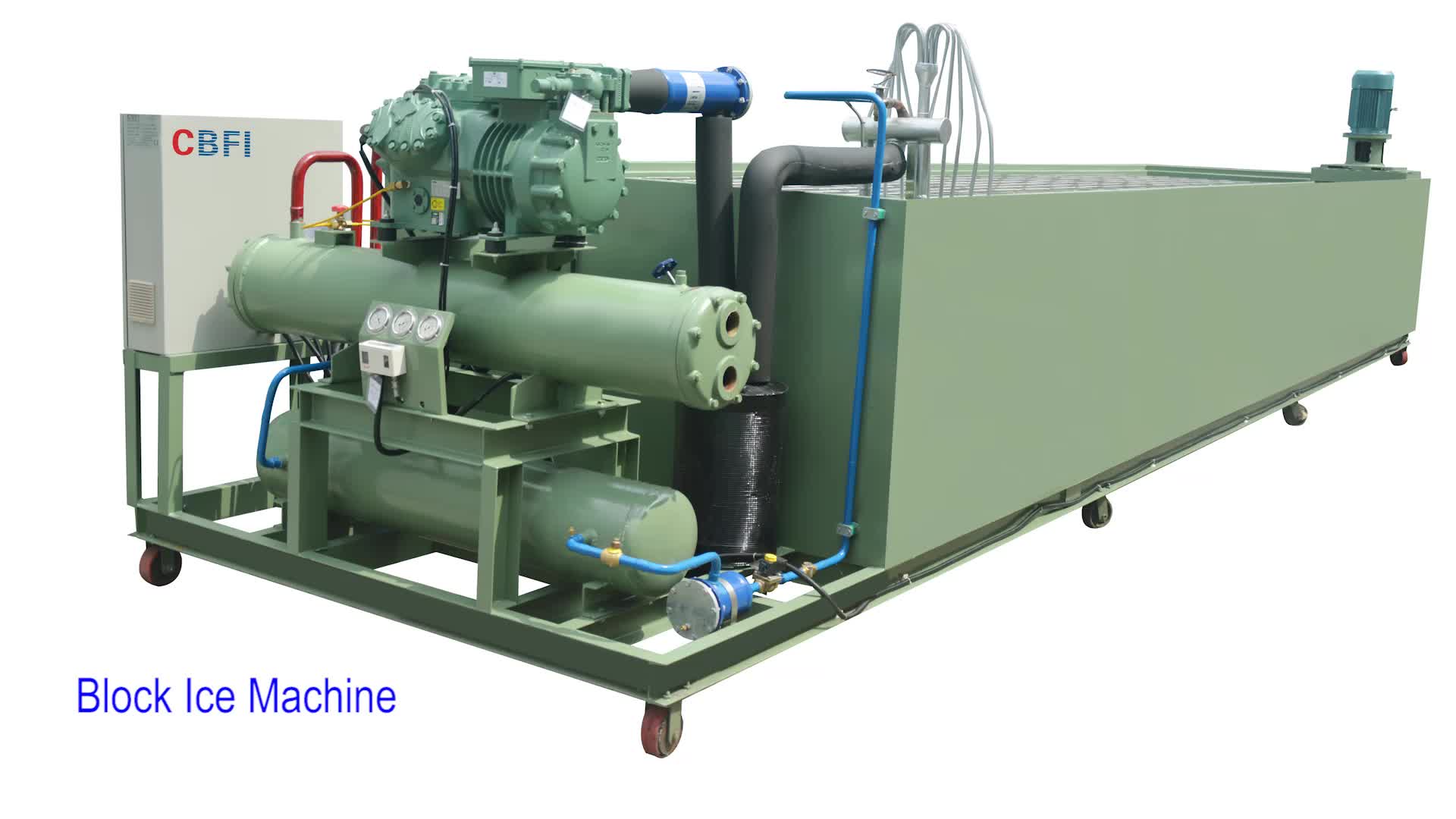 Brine Refrigeration Block Ice Machines For Fishery Brine Ice Block