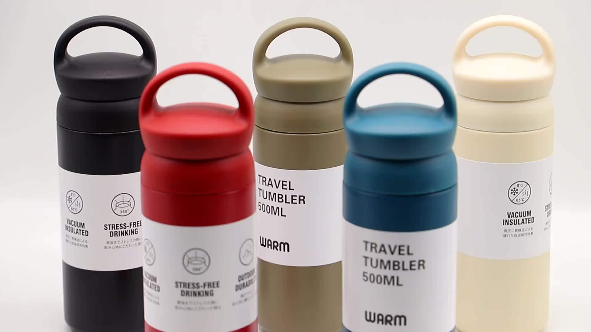 350ml Japan Style Stainless Steel Insulated Coffee Travel Tumbler 12oz