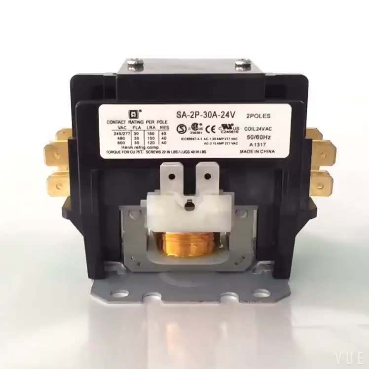 CUL LIST single pole contactor dp contactor definite purpose contactors
