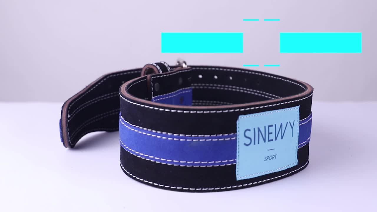 13mm Thickness Cow Hide Leather Belt Gym Weight Lifting Belts Leather